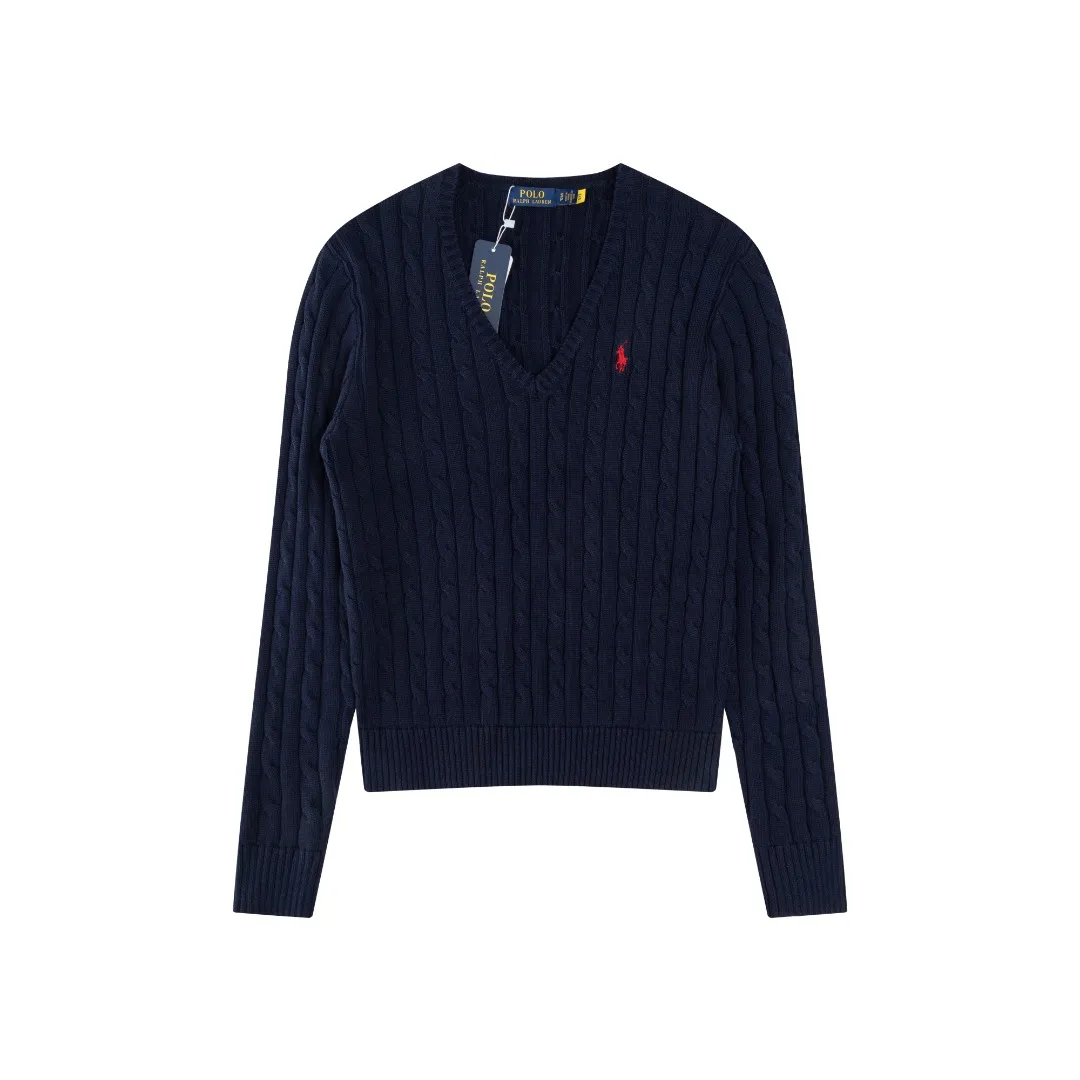 P210 #R90 RALPH LAUREN Thirteen colors of Ralph Lauren classic small label embroidery V-neck pullover cable cardigan sweater women's top, high-density LOGO embroidery on the chest, original customization of tag accessories. Made of pure cotton yarn, pure cotton is skin-friendly and comfortable, small label war horse embroidered twist button V-neck sweater🐎High quality, follow the blogger to learn how to wear it! Let’s buy a Ralph Lauren cable sweater. It’s a super hard-to-find series after it became popular. It’s hard to find one on the official website. It’s simple and practical to wear, with a lazy and loose feel. The thickened fabric has more texture, feels soft and delicate, and has a loose fit. Whether worn alone or layered, you can wear different styles of fashion with just one piece!   Size： Sleeve length: 60/61/62/63